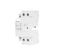 2Pole 63A DC24V Coil Control Voltage 2NO 2NC 1NO1NC Automatic Household Contactor Din Rail Type RUAJOGYNVM(2P 63A 2NO DC24V)