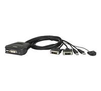 Aten CS22D switch KVM DVI/USB avec télécommande