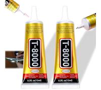 2PSC T8000 Super Phone Glue, Clear Adhesive for Screen Repair, Electronics & Jewelry, Waterproof & Precision Formula for Strong, Multifunctional Fixes