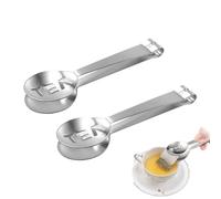 2Psc Tea Bag Squeezer Tongs, Stainless Steel Teabag Squeezer Tool, Non-Slip Grip Teabag Clips, Tea Bag Holder Tea-Tongs Strainer Clip Spoon for Gripping Teas Bags Ice Sugar Cubes for Tea-Lovers