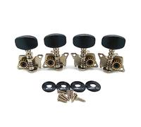 2R 2L Tuning Pegs Machine Head Compact Guitar Accessories 4 String Ukulele Register Tuning Key Tuner Set with Steel Pegs String Winder for Small