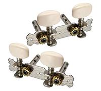 2R2L Tuning Pegs Machine Heads Tuner With Cream Button For 4 String Guitar Ukulele Guitar Knobs Tuning Keys