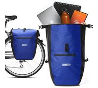 2Radwerk Bicycle Bag, 25.4 L, 100% Waterproof, with Carry Handle and Shoulder Strap, Fits Most Pannier Racks, 56.5 x 30 x 15 cm