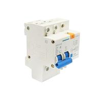 2RD58I8PM Circuit breaker2P DZ47-63LE Dc 12v Cell Reset Mini Breaker Device Residual Current Operator 1Pcs(25v)