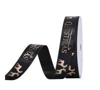 2roll Christmas Ribbon for Xmas Gifts, DIY Packaging Decoration, Craft Supplies, 100Yards Per Roll for Valentine's Day, Crafting(16mm-A)