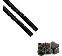 2Rolls Black Matte Gift Wrapping Paper Roll, for Birthday,Wedding, Christmas, Party, Valentine'S Day AnniversariesGift Decorations (43x366cm)
