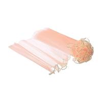 2rolls Wedding Season Floral Packaging Kit Pearl-Edged Wrapping Paper, Mesh, And Netting, Perfect For Birthday, Wedding(Gold Edge Pink)