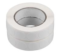 2rolls White Dot Labels Stickers 13mm Waterproof Label Rolls