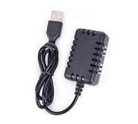 2S 7.4V 1-2 USB Charger Cable for LiPo Battery - XH-3P Connector, 1A Balance Charging, Compatible with Axial SCX10, SCX24 RC Car, Drone, Truck, Boat, Airsoft