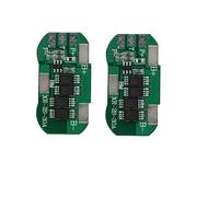 2S 7.4V 6A/10A Li-ion Battery Charge Protection Board with PCM PCB for 15A/30A Peak Power Bank Cell Charging, 2 x Boards 2PCS 10A