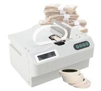 2s/Time Banknote Strapping Machine, Automatic Induction Cash Fast Binding Machine, Adjustable Strapping Tape Length and Tension, Intelligent Banknote Strapping Machine