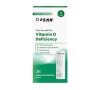 2SAN Vitamin D Home Test Kit - Accurate Blood Test for Detecting Vitamin D Deficiency, Single Use