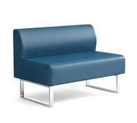 2Seat Waiting Room Chairs 660 lbs Steel e Office Lobby & Dental Office Seating table Blue Chairs 55in Length for Support