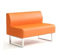 2Seat Waiting Room Chairs for Office Lobby & Dental Office 660 lbs Steel e table Seating 140cm/55in Length