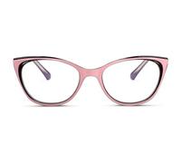 2SeeLife Narrow Cat Eye Reading Glasses for Women - Small-Medium Fit, Sturdy Frame, Spring Hinges, Stylish Cateye Readers, Pink, +1.25