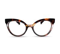2SeeLife Oversized TR-90 Cat Eye Reading Glasses for Women - Narrow-Medium Fit, Durable and Sturdy Frame, Premium Readers