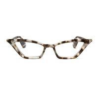 2SeeLife Premium Cat Eye Reading Glasses for Women - Narrow-Medium Fit, Sturdy Frame, Spring Hinges, Stylish Funky Readers, Clear Tortoise, +1.00