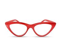 2SeeLife Red Cat Eye Reading Glasses for Women to Look Stylish, Fashionable with High Vision - Comfortable Spring Hinges for All Face Shape Womens Reading Glasses - (R-620-Red-0.50-FBA) UK