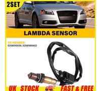 Lambda Sensor fits SEAT LEON 1P1 Post Cat 1.4 1.6 05 to 12 Oxygen Genuine Bosch