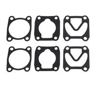 2Set 3-in-1 Air Compressor Cylinder Head Gaskets | Plastic construction, 2-pack for value, leak- for proof seal, fits standard compressors, easy install