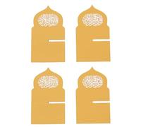 2Set Acrylic Ramadans Dates Holder, Bismillahs, Gold H