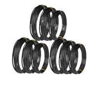 2Set Bonsai Wires Aluminum Training Wirefor Experienced Artists For Shaping Bonsai Branches(Black)