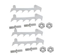 2Set Chainsaw Bumper Bolt Spike Nut Kit High Hardness Steel Durable Replacement Parts for 017 018 020 021 023 025 MS170 MS180 MS192T Chainsaws