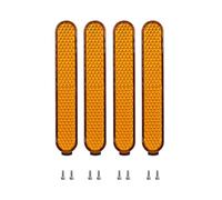 2Set Electric Scooter Side Reflective Strap Front Rear Tube Night Reflector Electric Scooter Accessories Enduring Electric Scooter Side Reflective Strap