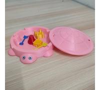 2Set Mini Turtle Sandbox Desk Toy With Small Sand Tools, Stress Relief Novelty Gift Premium Sand Garden For Desk Kit 90s Nostalgia Toys (Pink)
