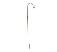 2Set Outdoor Shepherd's Hooks, Iron Hanging Stake Garden Hanging Pole Stake for Flower Pots Garden Lights Mason Jars Bird Feeder Pole Plant Baskets