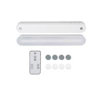 2set Rechargeable Wireless LED Touch-Sensitive Lamp Adhesive Reading Lamp Cabinet Light with Remote Control