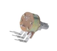 2set Single Potentiometer WH148 with switch 15mm B5K B10K B50K B100K B500K For Amplifier Audio 5k 10k 100k 50k 500k(100K Ohm)