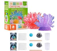 2Set Valentines Gifts for Kids, Crystal Growing Science Kit, Crystal Growing Kit, Educational Toys, Fun Classroom Exchange Science Kits, Crystal Making, Valentines Day Gifts for Kids Classroom (D)