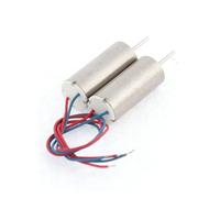 2Sets DC 3.7V 40000RPM DC Motors With Propeller RC Model Airplane Helicopter Fan DIY Parts Wired Coreless electronic starter Propeller MQXFCZUX