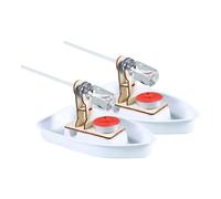2Sets DIY Model Kit of Crafting Materials for Fun Science Experiment for Home Decor and Family Projects Enhance Hand Eye Coordination Skills
