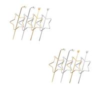 2sets Fashionable Metal Heart Hair Pin Women's Hair Bun Stick Stick for Long Styling Tool 4pcs*2