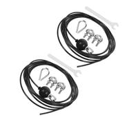 2sets Fitness Pulley Cable 196 Inch Adjustable Home Gym Training Rope