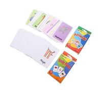 2Sets Flash Cards for Educational Learning Speech Therapy Materials Animal Body Parts Picture Cards Safe for Ages