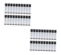 2sets Lipstick Tube Lip Gloss Lipgloss Liquid Containers Makeup Balm Applicator Containers Clear Container Lipstick Holder Refillable Lipstick Bottle DIY Cosmetic 20pcs*2 minkissy