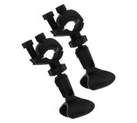 2Sets Mic Holder Clip Compact Lightweight Microphone Clamp for Enhanced Stability Recording Public Speaking and Live Streaming Compatible with Various Microphones