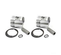 2Sets Motorcycle Performance Parts 44mm Engine Cylinder Kit Piston Ring Set For CB125T CBT125(2Sets Piston)