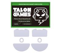 2Sets of TALONGAMES Rounded Curved Edges Mouse Skates Feet Compatible with Razer Viper V3 Pro Gaming Mouse Feet Replacement, 0.8mm, Pure PTFE Material with Super Smooth Glide Pads