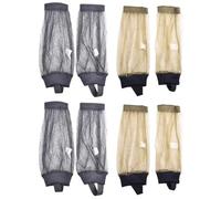 2sets Outdoor High Socks Breathable Mesh Foot Covers for Insect Protection Bite Sock for Camping Hiking and Jungle Adventures 2pairs*2