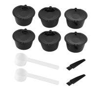 2Sets Reusable Coffee Capsule Pods Refillable Filter Cup Coffee Pods Maker Fit for Nestle Dolce Gusto Coffee Machines