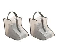 2Sets Shoe Bag Travel High Boot Storage Bags Dustproof Boot Storage Bags with Transparently Window Protective Case