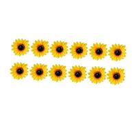 2sets Sunflower Hair Clip Little Hair Clips Flower Hairpin Bang Elegant Accessories 6pcs*2