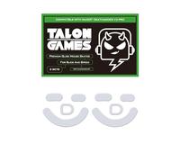 2Sets TALONGAMES Rounded Curved Edges Mouse Feet Skates Compatible with Razer DeathAdder V3 Pro Gaming Mouse Feet Replacement, Pure PTFE Super Smooth