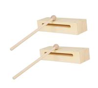 2Sets Wood Block Instrument with Mallets Versatile Percussion Kit for Adults for Music Classes and Performances Dynamic and Complementary Sound