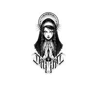 2sheets Prayer Herbal Tattoo Sticker Waterproof Anti-Rub Female Arm Long-Lasting Juice Dark Sticker Tattoo