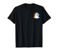 (2side) House Music Ghost DJ Rave Color Optical Illusion T-Shirt